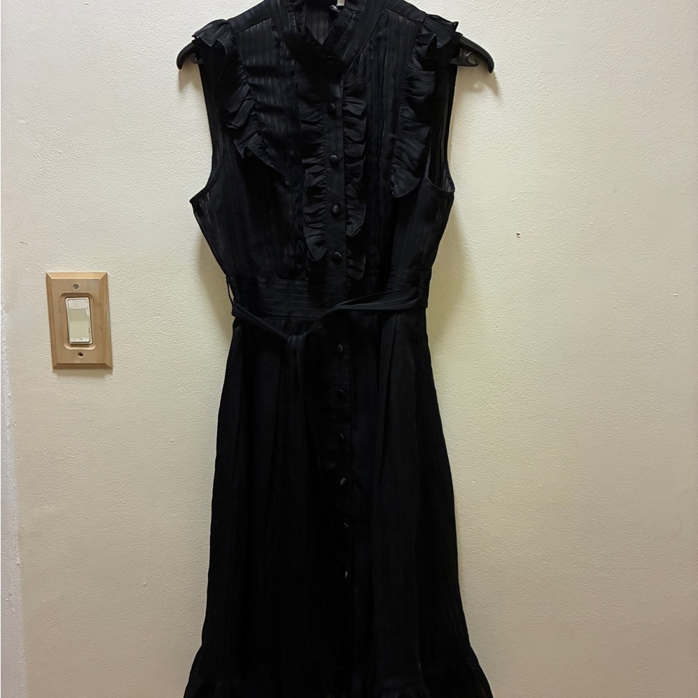 Elegant Black Sleeveless Dress